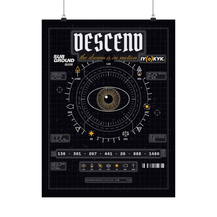 DESCEND Eye Poster